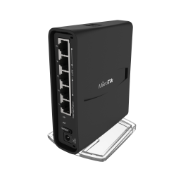 MikroTik RBD52G-5HacD2HnD-TC, hAP ac², 2.5dBi, 27dBm 2x2 @ 2.4GHz, 2.5dBi, 26dBm, 2x2 @ 5GHz, Quad-Core 716MHz, 128MB, 5xGigabit, PoE in, USB, L4