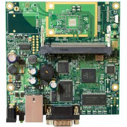 MikroTik Routerboard 411, 300MHz CPU, 32MB RAM, 1xEthernet, miniPCI, power jack, serial port RouterOS L3