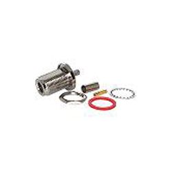 N Female Bulkhead Crimp connector for 195, RG-58, series cables