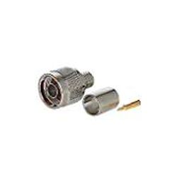N Male Crimp connector for 400, RG-8 series cable