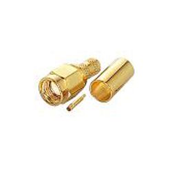 SMA Male Crimp connector for 195, RG-58 series cable