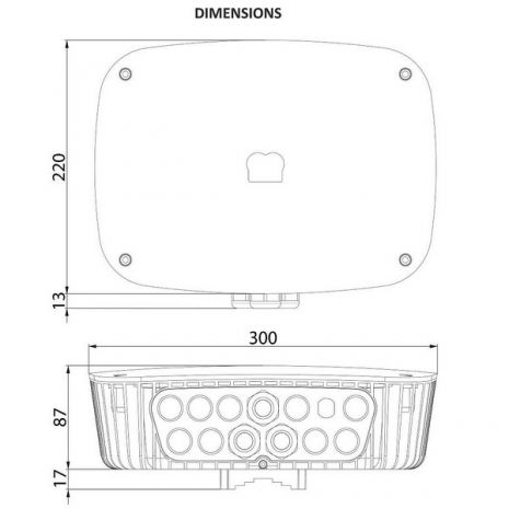 RF Elements StationBox ALU Carrier Class IP65 rated outdoor enclosure