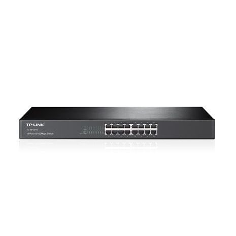 TP-LINK TL-SF1016 16-Port 10/100Mbps Rackmount Switch