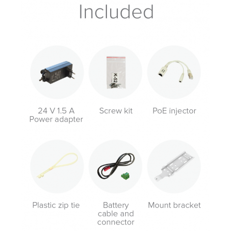 MikroTik mUPS, smart PoE injector with a 12 V battery connector