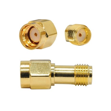 RPSMA male - SMA female connector