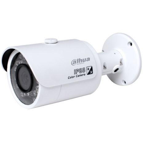 Dahua IPC-HFW1200S: Αδιάβροχη Έγχρωμη IP Κάμερα, Υψηλής Ανάλυσης (HD 2.0MP), Νυχτερινή Λήψη (έως 30 μ.) – Outdoor Bullet IP Camera PoE