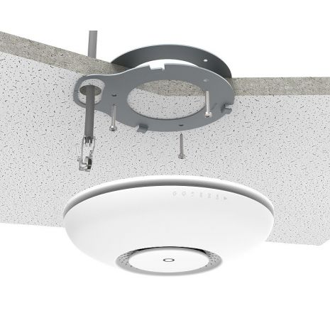 MikroTik RBcAPGi-5acD2nD, cAP ac, 2dBi, 26dBm 2x2 @ 2.4GHz, 2.5dBi, 26dBm, 2x2 @ 5GHz, Quad-Core 716MHz, 128MB, 2xGigabit, PoE in, PoE out, L4