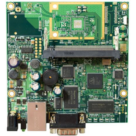 MikroTik Routerboard 411, 300MHz CPU, 32MB RAM, 1xEthernet, miniPCI, power jack, serial port RouterOS L3