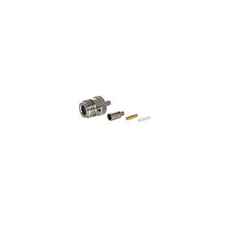 N Female Crimp connector for 100, RG-174, RG-316 series cable