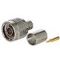 N Male Crimp connector for 400, RG-8 series cable